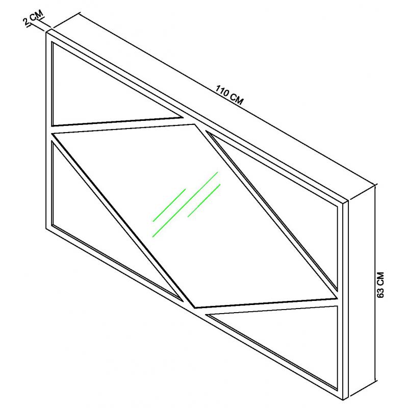 Strasbourg Rectangular Mirror